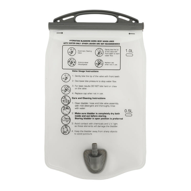 Hydration Bladder, Backpack Water Bag, BPA Free Water Tank 1.5/2/3L for Running, Cycling, Camping, Hiking, Hiking