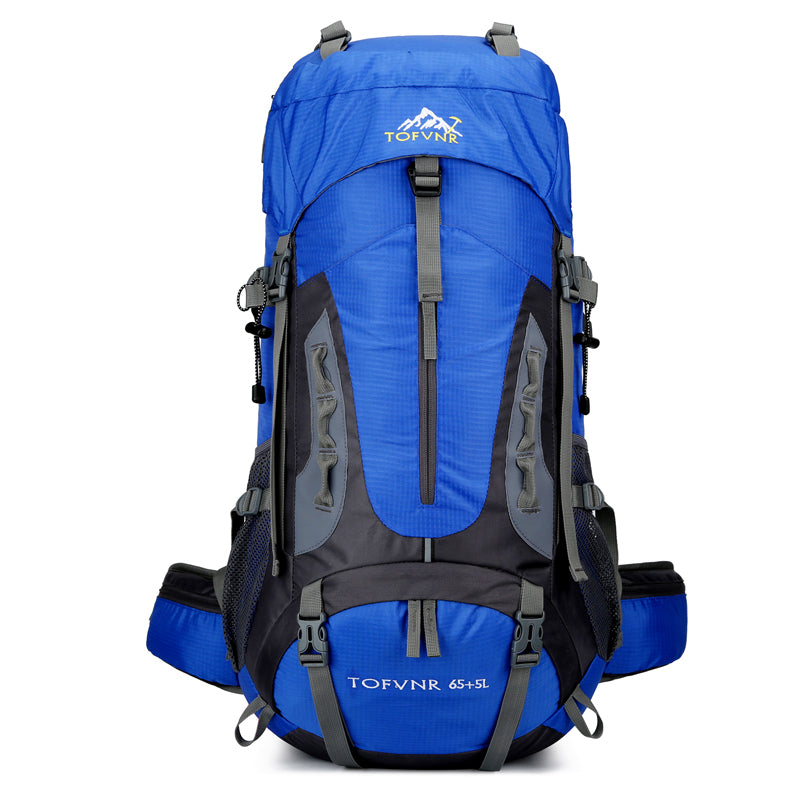 70L Large Camping Hiking Backpack, Lightweight Nylon Trekking Rucksack,For Men Women Outdoor Large Capacity Sports Mountaineering Backpack Climbing Travel Waterproof Daypack(Red)