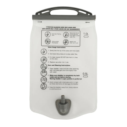 Hydration Bladder, Backpack Water Bag, BPA Free Water Tank 1.5/2/3L for Running, Cycling, Camping, Hiking, Hiking