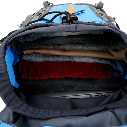70L Large Camping Hiking Backpack, Lightweight Nylon Trekking Rucksack,For Men Women Outdoor Large Capacity Sports Mountaineering Backpack Climbing Travel Waterproof Daypack(Red)